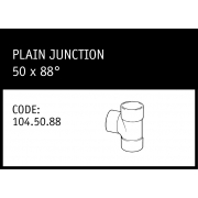 Marley Solvent Joint Plain Junction 50 x 88° - 104.50.88